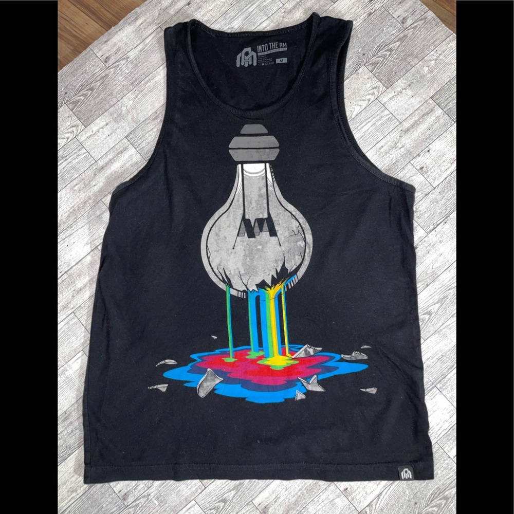 INTO THE AM, bleeding lightbulb Tank, sz M